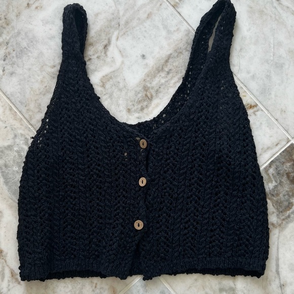 Free people knit crop size M - Picture 2 of 4